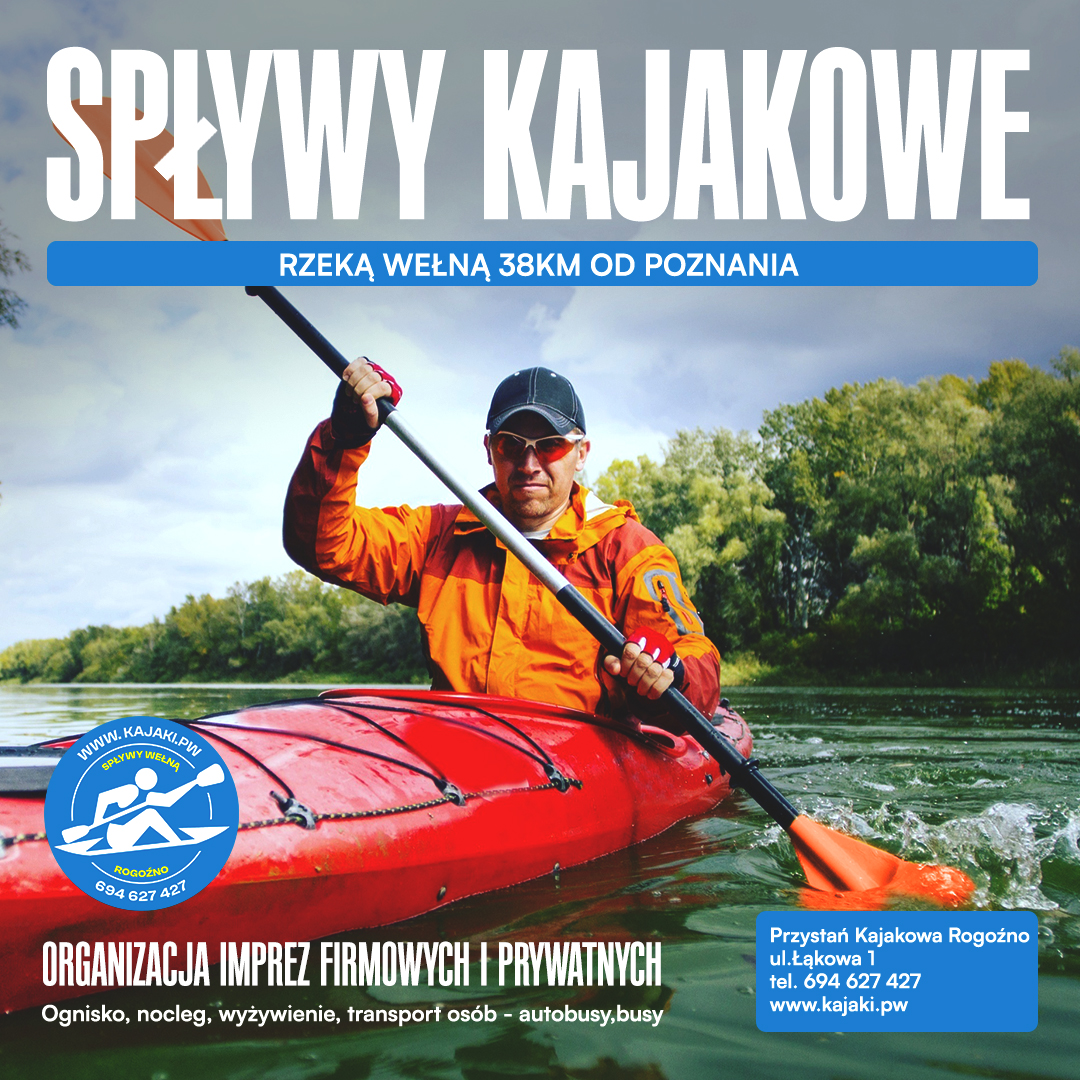Spływy kajakowe Wełną